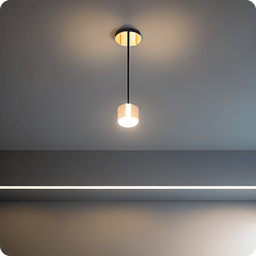 Luminous Metal Elegance Pendant Lamp