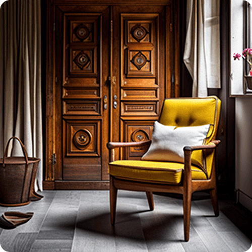 Sunshine Serenity Wood Chair